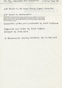 0002468_HalfMoonCamerawork_Document_DenisDoran_ThePoliceTheCommunityAndColinRoach_1983_AcknowledgementsAndCredits01.jpg